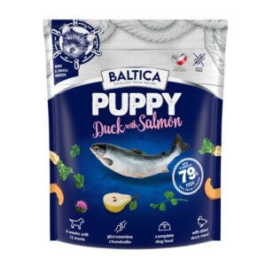 BALTICA Excellent Puppy Duck with salmon Small breeds - sausas maistas šunims - 1kg