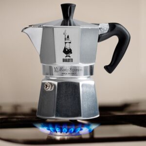 Bialetti Moka Express Mokos gaminimo indas 0,2 L Aliuminis, Juoda - Image 3