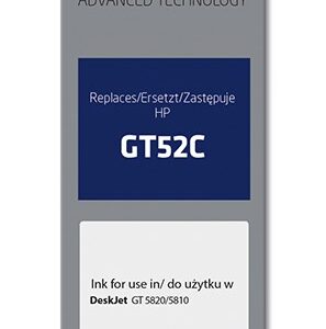 Activejet AH-GT52C rašalas (pakaitinis HP GT52C M0H54AE; Supreme; 70 ml; mėlynas)