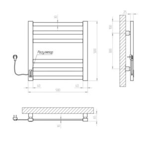 Rankšluosčių džiovintuvas Kosser Gerda 500x500/6 EL su laikmačiu baltas - Image 2