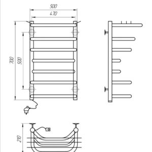 Rankšluosčių džiovintuvas Kosser Kanna 700x500/7 EL reg. - Image 2