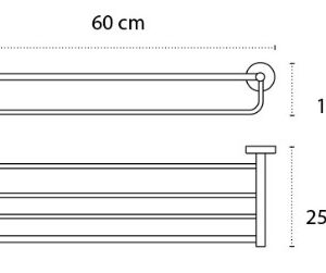 Rankšluosčių laikiklis Kapitan NETS 96 26, chromo - Image 2