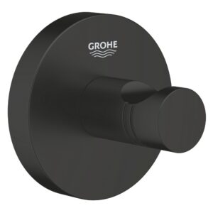 Rankšluosčio kabliukas GROHE QUICKFIX START 411732430, juodas matinis