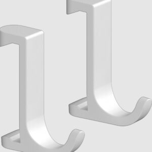 Rankšluosčio kabliukas Hansgrohe WallStoris, 27929700, balta matinė, 2 vnt.