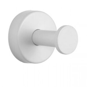 Rankšluosčio kabliukas Kapitan UNO 12 01 66, baltas matinis