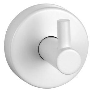 Rankšluosčio kabliukas Kapitan UNO 12 09 66, baltas matinis