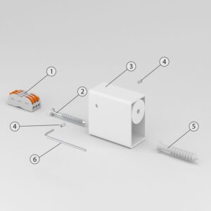 Rinkinys Kosser 57-50 RL baltas