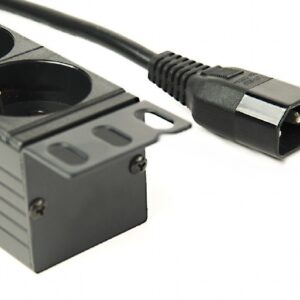 Gembird EG-PDU-014-FC14 maitinimo paskirstymo įrenginys 8 AC išvestis(ys / čių) 1U Juoda - Image 3