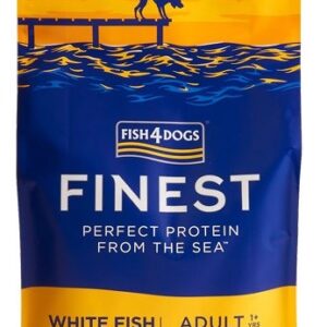 FISH4DOGS Finest Ocean White fish M/L - sausas maistas šunims - 12kg