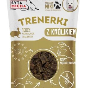 SYTA MICHA Treats with rabbit - skanėstas šuniui - 80g