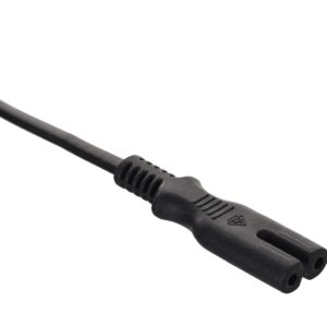 Savio CL-100 maitinimo kabelis Juoda 1,8 m IEC Type E (3.4 mm, 3.1 mm) IEC C7 - Image 3