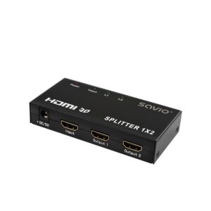 Savio CL-42 vaizdo signalų daliklis HDMI 2x HDMI - Image 2