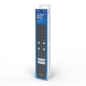 Savio RC-15 universal remote control/replacement for TCL SMART TV nuotolinio valdymo pultelis IR belaidis Spaudžiamieji mygtukai - Image 3