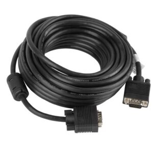 Lanberg CA-VGAC-10CC-0100-B VGA kabelis 10 m VGA (D-Sub) Juoda - Image 2