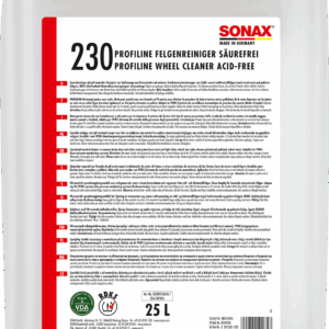 SONAX Ratlankių valiklis be rūgščių, 25l 230705