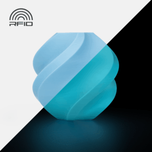 3D Plastikas - Filamentas PLA Glow Blue With spool/Su rite | 1.75mm, 1kg | Bambu Lab