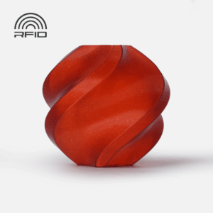 3D Plastikas - Filamentas PLA Sparkle Crimson Red With spool/Su rite | 1.75mm, 1kg | Bambu Lab
