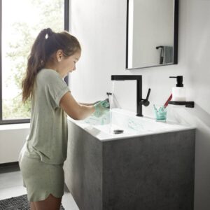 Skysto muilo dozatorius Hansgrohe AddStoris 41745670, juodas matinis - Image 2