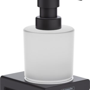 Skysto muilo dozatorius Hansgrohe AddStoris 41745670, juodas matinis