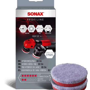 SONAX Hibridinis avikailio poliravimo padas, 80mm, 2vnt 494041