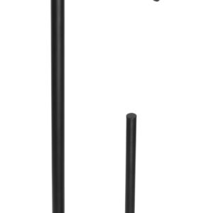 Stovas su tualetinio popieriaus laikikliu ir šepečiu Kapitan NETS 96 61 55 juodas matinis - Image 2