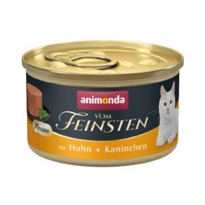 ANIMONDA Vom Feinsten Mousse Chicken and rabbit - šlapias kačių maistas - 85g