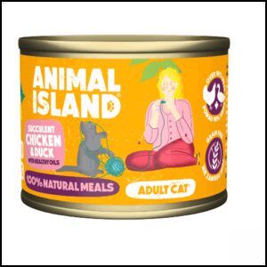 ANIMAL ISLAND Vištiena su antiena - drėgnas kačių maistas - 200 g