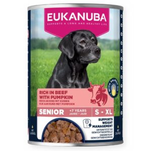 EUKANUBA Life Care Senior Rich in beef with pumpkin - drėgnas ėdalas šunims - 400g