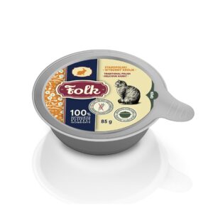 FOLK Traditional Polish delicious rabbit - šlapias kačių maistas - 85g