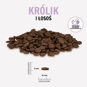 PAKA ZWIERZAKA Rabbit and salmon - sausas kačių maistas - 400g - Image 2