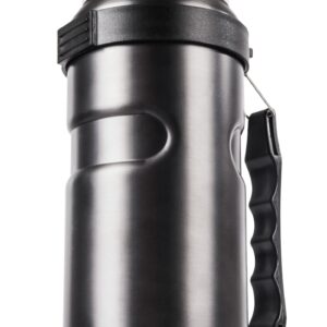 Termoso buteliukas G21 gėrimui, 1000ml, plieninis pilkas su rankena - Image 3