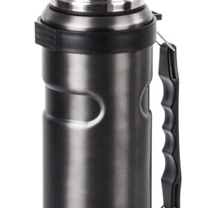 Termoso buteliukas G21 gėrimui, 1000ml, plieninis pilkas su rankena