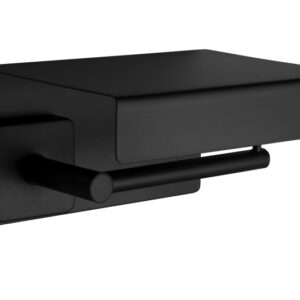 Tualetinio popieriaus laikiklis Kapitan 44 93 55 juodas matinis