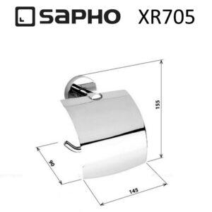 Tualetinio popieriaus laikiklis Sapho X-ROUND XR705 - Image 2