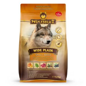 WOLFSBLUT Wide Plain Small breeds Horse with sweet potatoes - sausas maistas šunims - 7,5kg