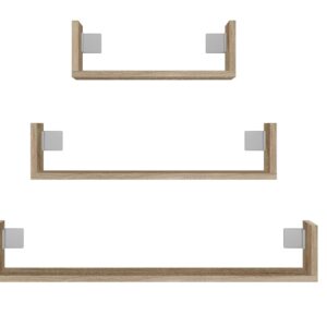 Topeshop MOBI 3P SONOMA lentyna Slanki lentyna Kabinamas ant sienos Smulkinių plokštė Ąžuolas - Image 2