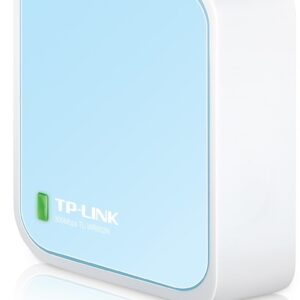 TP-Link TL-WR802N belaidis maršrutizatorius Greitas eternetas Viena juosta (2,4 GHz) Mėlyna, Balta