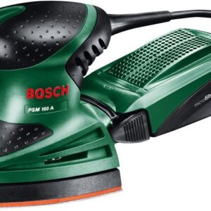 Universalusis šlifuoklis Bosch PSM 160 A 0603377000 (3 šlifavimo popieriaus lapeliai)