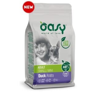 OASY One Animal Protein Adult Small/Mini Duck - sausas maistas šunims - 2,5kg