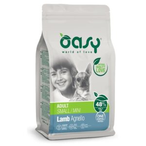OASY One Animal Protein Adult Small/Mini Lamb - sausas maistas šunims - 2,5kg
