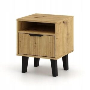 SCANDI 1S SLIM OAK ARTISAN NAKTINIS STALELIS - Image 3