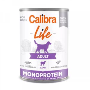 CALIBRA Life Adult Monoprotein Lamb - šlapias maistas šunims - 400g
