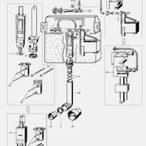 Vandens nuplovimo mechanizmas potinkiniam rėmui Viega 611224 - Image 2