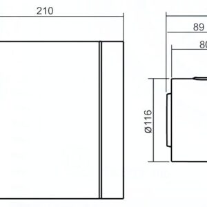 Ventiliatorius su laikmačiu SOLER&PALAU SILENT-200 CRZ DESIGN - 3C, 5210604100 - Image 3