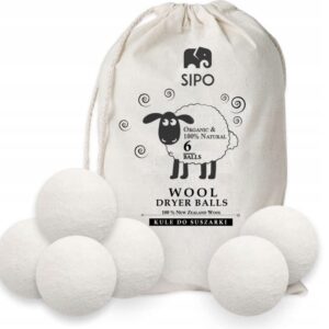 Vilnos kamuoliukai džiovyklei SIPO S-DB6P, 6 vnt