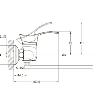 Virtuvinis maišytuvas ZEGOR NHK12-A048 - Image 2