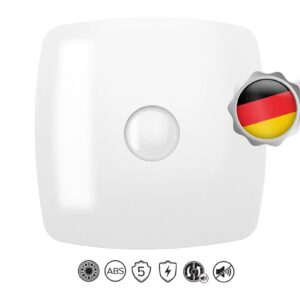 Vonios kambario ventiliatorius Vlano ENSO 100 T (Su Laikmačiu) 100 mm