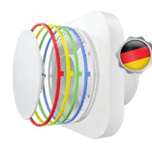 Vonios kambario ventiliatorius Vlano MOON 125 TH (su laikmačiu ir drėgmės jutikliu) 125 mm - Image 2