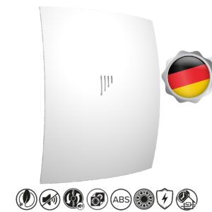 Vonios kambario ventiliatorius Vlano WING 100 T (su laikmačiu) 100 mm