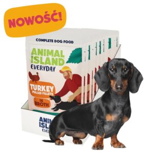 ANIMAL ISLAND Turkey Fillets in broth - drėgnas ėdalas šunims - 10x150g - Image 2